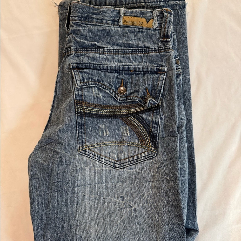 Indigo Blue Denim Jeans